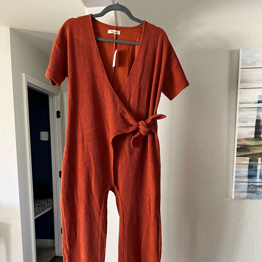 Madewell Jumpsuit, rust color
